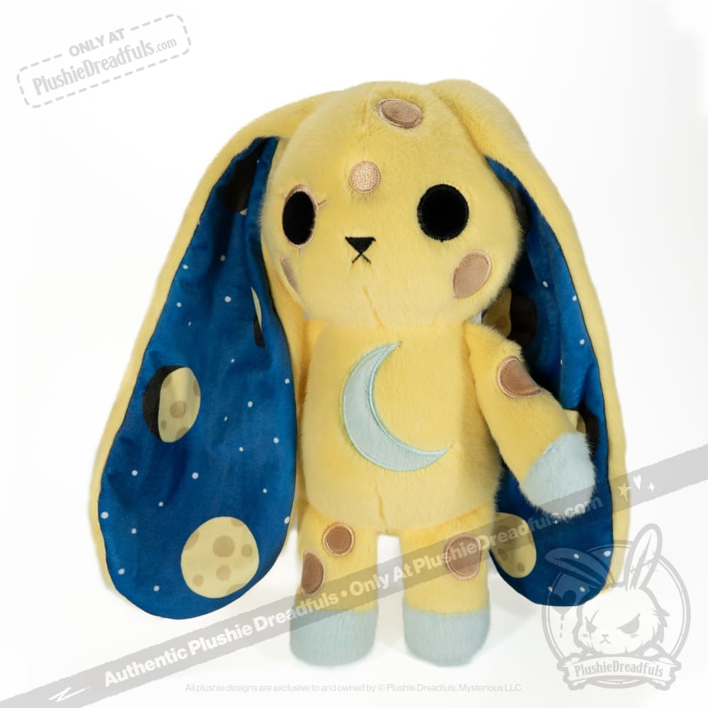 Plushie Dreadfuls Full Moon Bunny Stuffed Animal - Soft Cuddly Plush Toy for Kids, Gifts & Halloween Decor