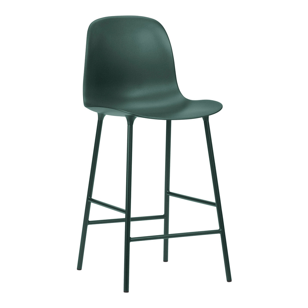 Modern Form Counter Chair - Stylish Bar Stool for Kitchen Island, Breakfast Nook & Home Bar | Adjustable Height & Comfortable Seating