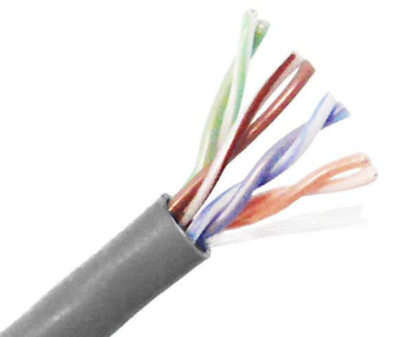 Premium CAT5E UTP Bulk Stranded Ethernet Cable - 24 AWG Bare Copper CM Rated (1000FT) - Ideal for Home Networking, Office Installations & Data Centers