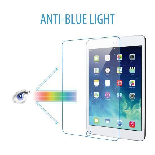 SuperGuardZ [2-Pack] Tempered Glass Screen Protector for iPad Air 2019 / iPad Air 3 / iPad Pro 10.5 - Anti Blue Light, Anti-Scratch, Anti-Shock, HD Clear Eye Protection - Perfect for Work, Study & Entertainment