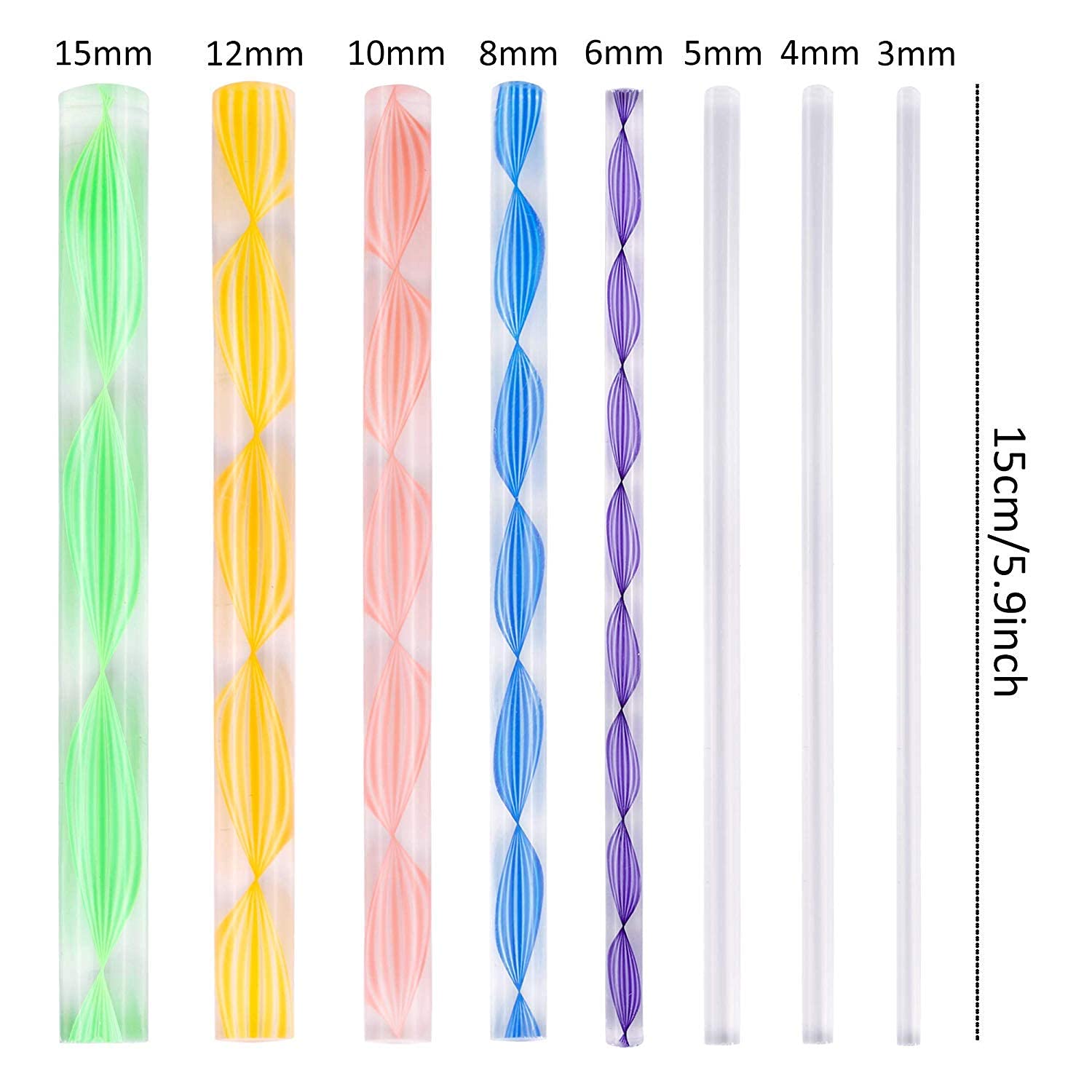 17-Piece Complete Dot Mandala Nail Art Kit - Dotting Tools, Marbleizing Pens, Stamping Rods & Acrylic Twist Sticks for Professional Nail Decoration, DIY Manicure & Cake Decorating | Perfect for Salon, Home Use & Gift Giving