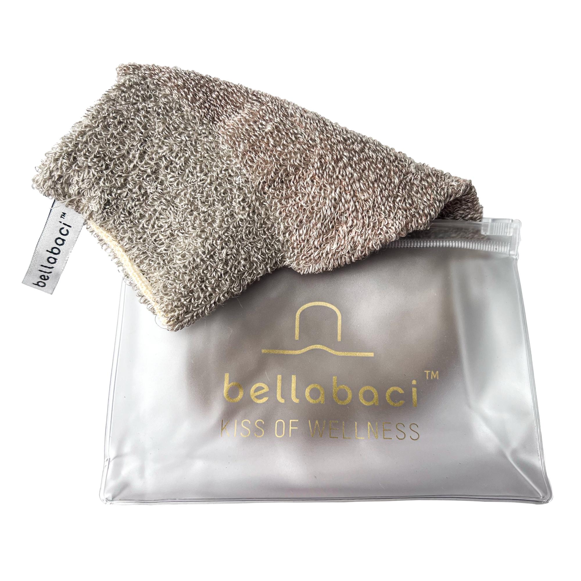 Bellabaci Copper Body Glow Mitt - Exfoliating & Skin Polishing Glove for Smooth & Radiant Skin | Perfect for Spa, Dry Brushing & At-Home Skincare Routine