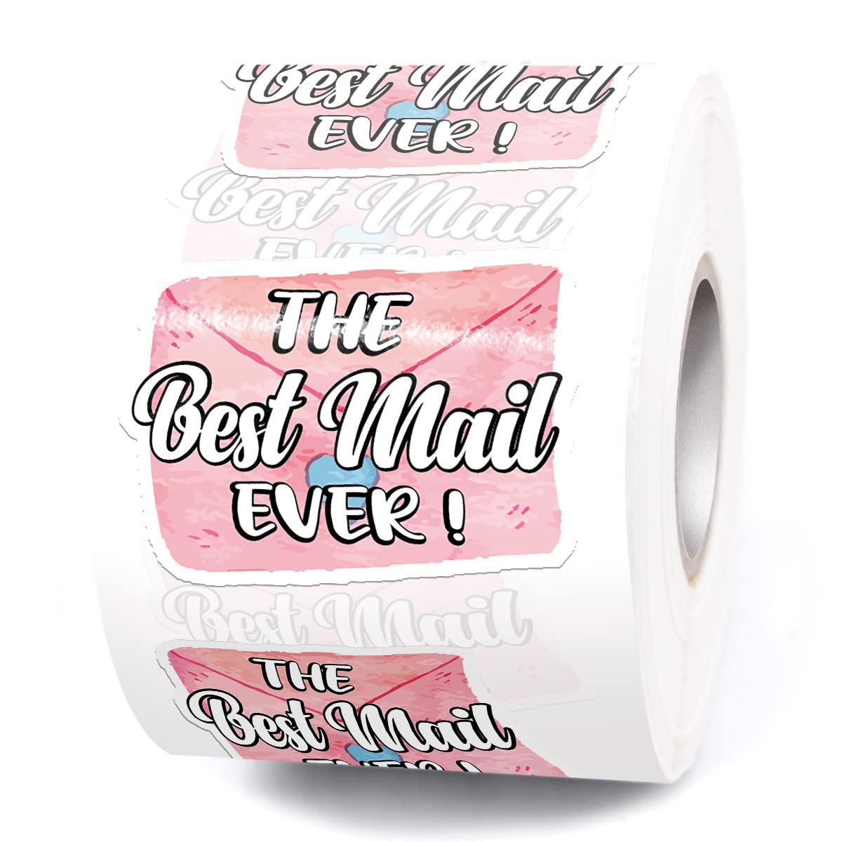 Premium Small Business Stickers - 500 PCS Happy Mail, Thank You & Handmade Stickers for Packaging, Gifts & Etsy Shops | Cute & Customizable Sticker Set for Small Business Branding