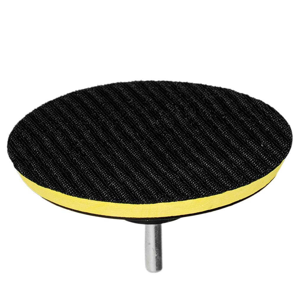 HIFROM 5-Inch/125mm Hook and Loop Sanding Backing Pad with M14 Drill Adapter - 50-Piece 800 Grit No-Hole Sandpaper Assortment for Random Orbital Sander, Grinder, and Polishing - Perfect for Woodworking, Metal Finishing, and DIY Projects