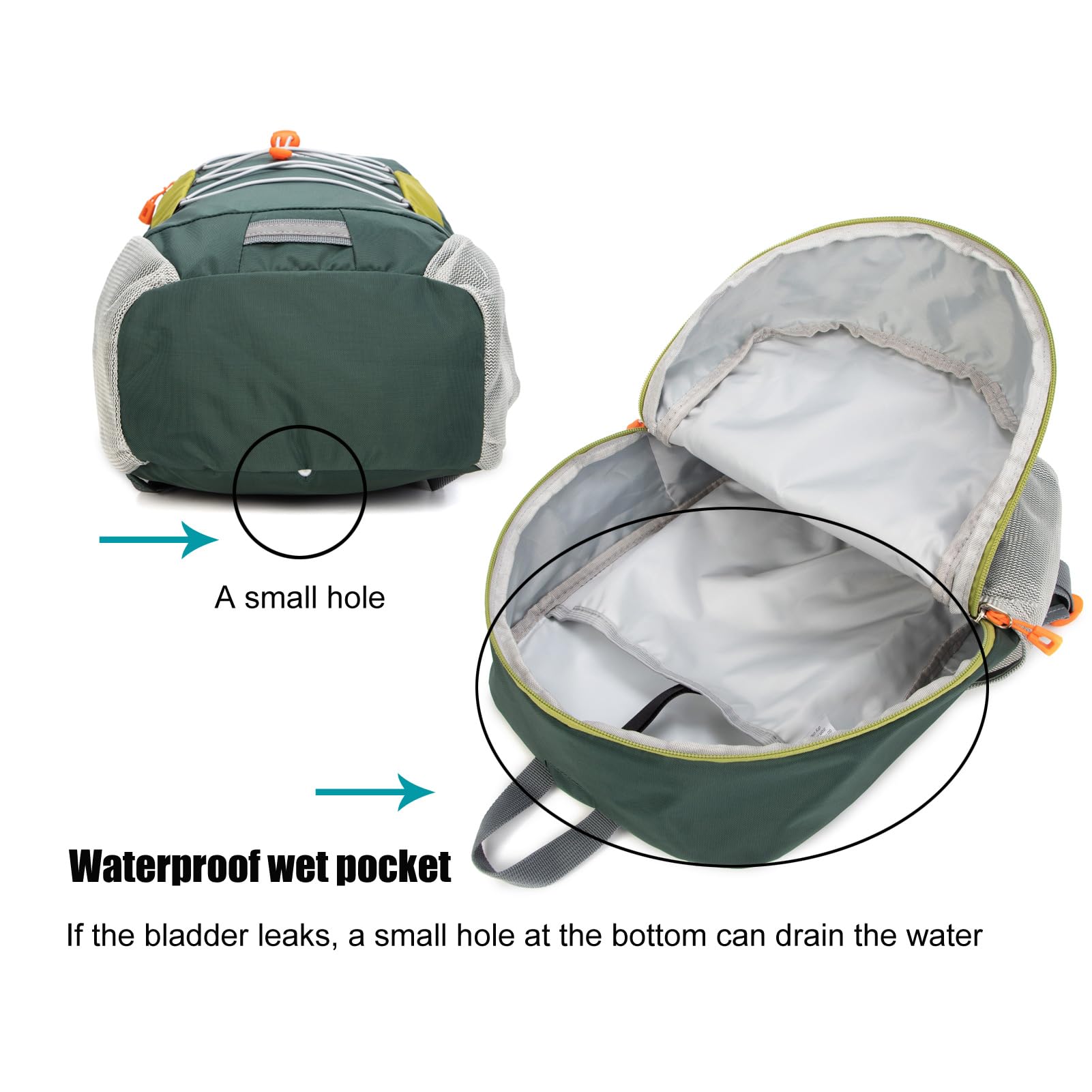 Kids Hiking Backpack for Boys & Girls - Lightweight Small Daypack for Camping, Travel & Outdoor Adventures (Green) - Perfect for School, Day Trips & Nature Exploration