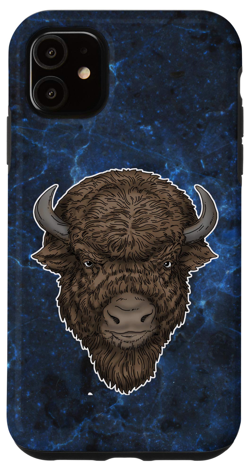iPhone 11 Bison Leather Phone Case - Durable Buffalo Design for Men & Women - Perfect Gift for National Park Lovers (Yosemite, Yellowstone) - Ideal for Outdoor Adventures & Daily Protection