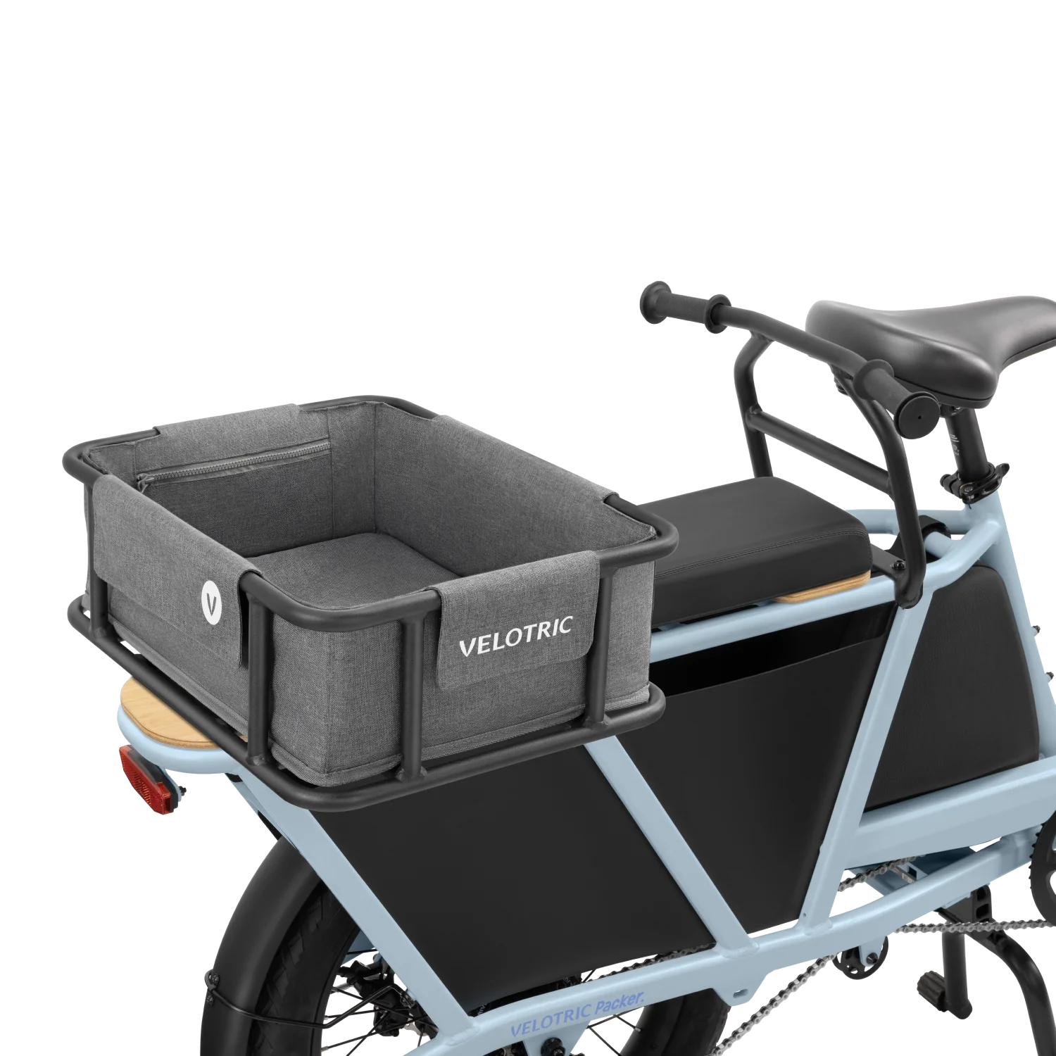 Velotric Rear Basket (M) 2.0 - Durable Bike Cargo Carrier for Commuting, Groceries & Outdoor Adventures - Perfect for E-Bikes & City Bicycles