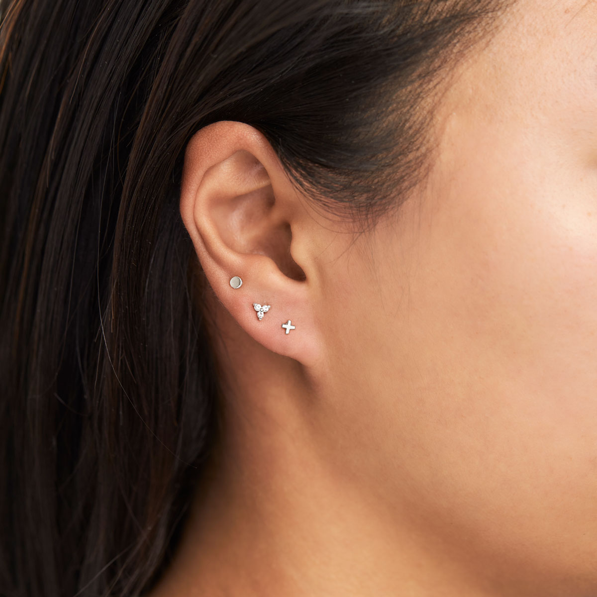 Tiny Kiss Studs - Elegant Small Stud Earrings for Women, Hypoallergenic Stainless Steel, Minimalist Jewelry Gift for Her | Perfect for Everyday Wear, Date Nights & Special Occasions