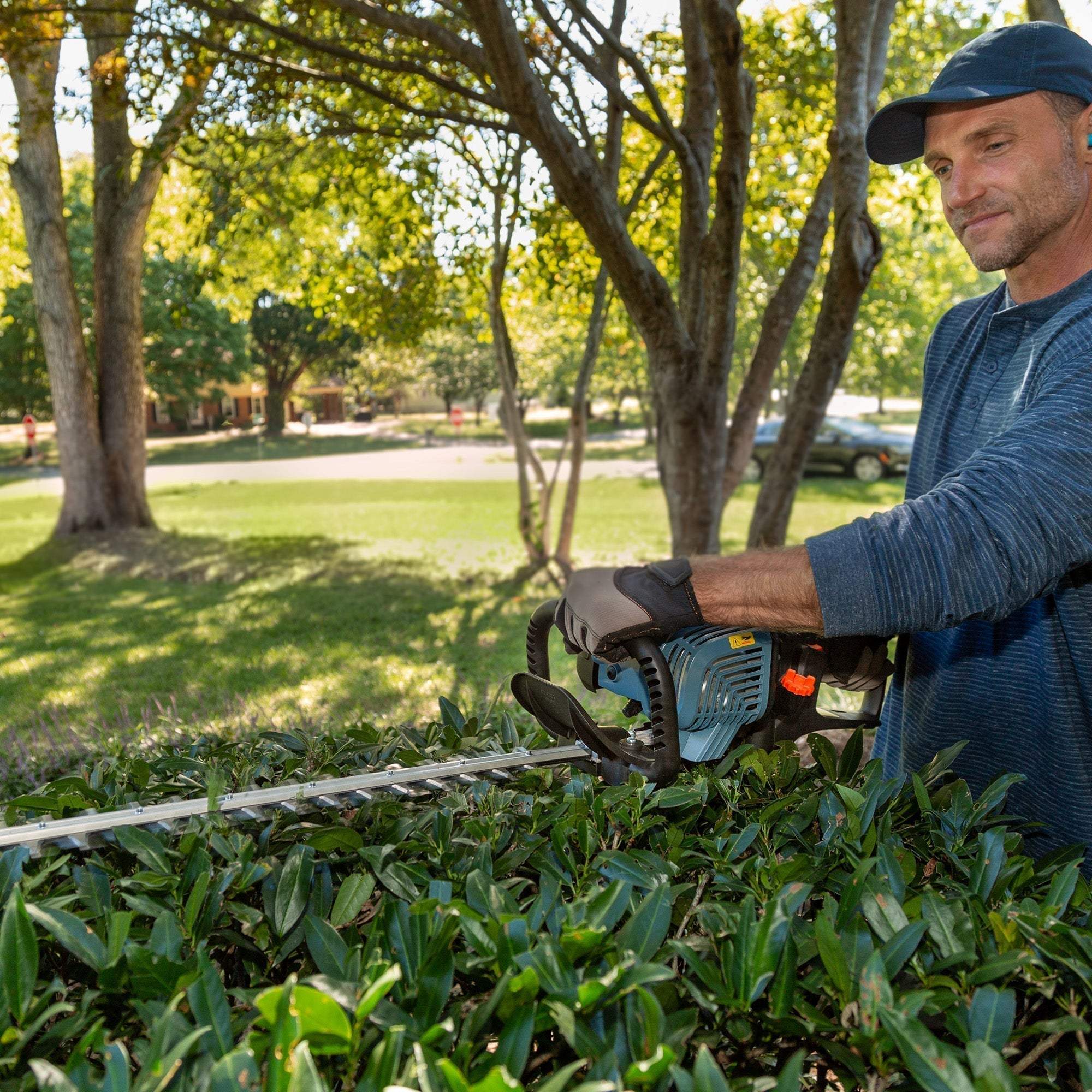 4QL® 26.5cc 4-Cycle Gas Powered Hedge Trimmer - Professional Landscaping Tool for Shrubs, Bushes & Yard Maintenance