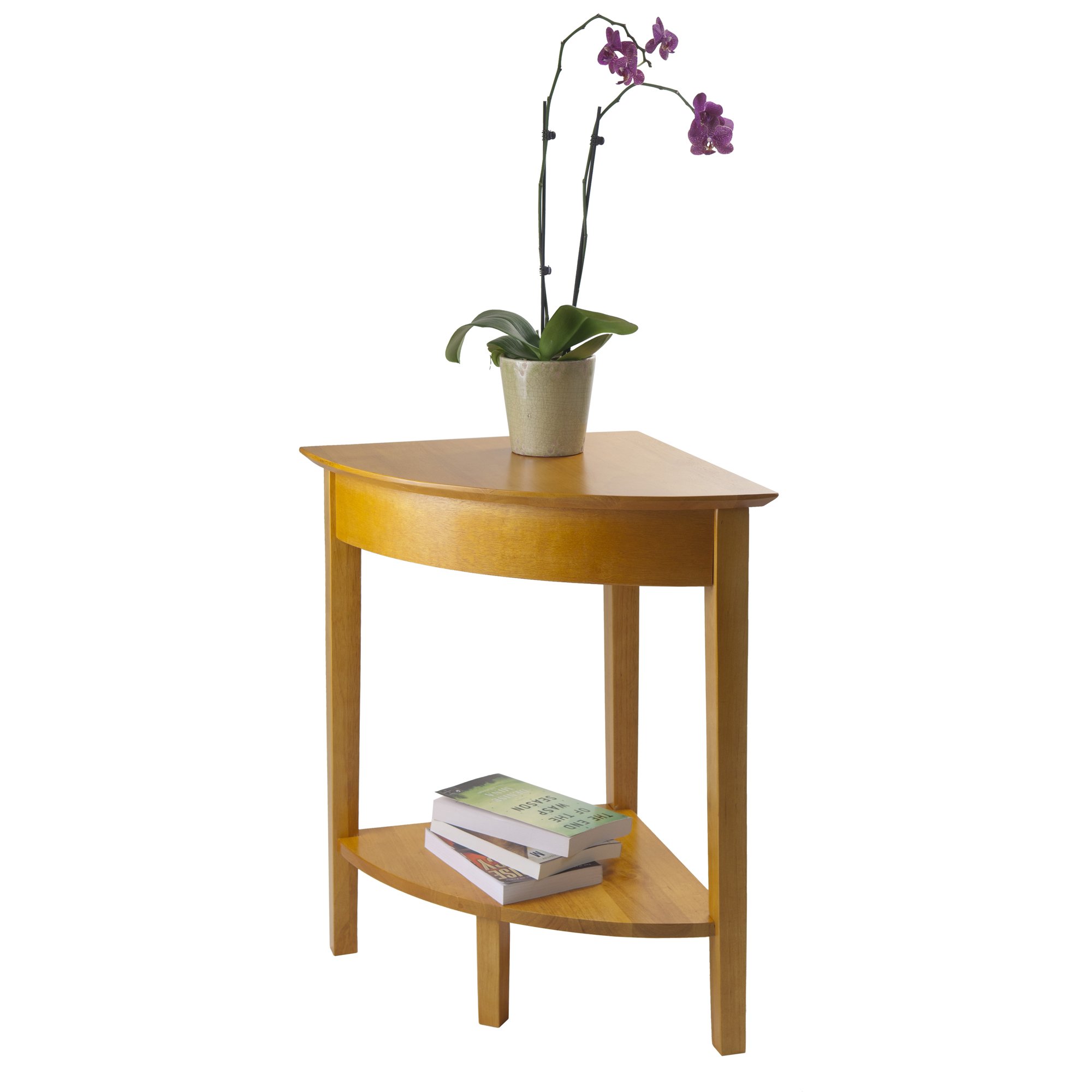 Winsome Studio 20-Inch Honey Finish Home Office Desk - Perfect for Small Spaces, Remote Work & Study