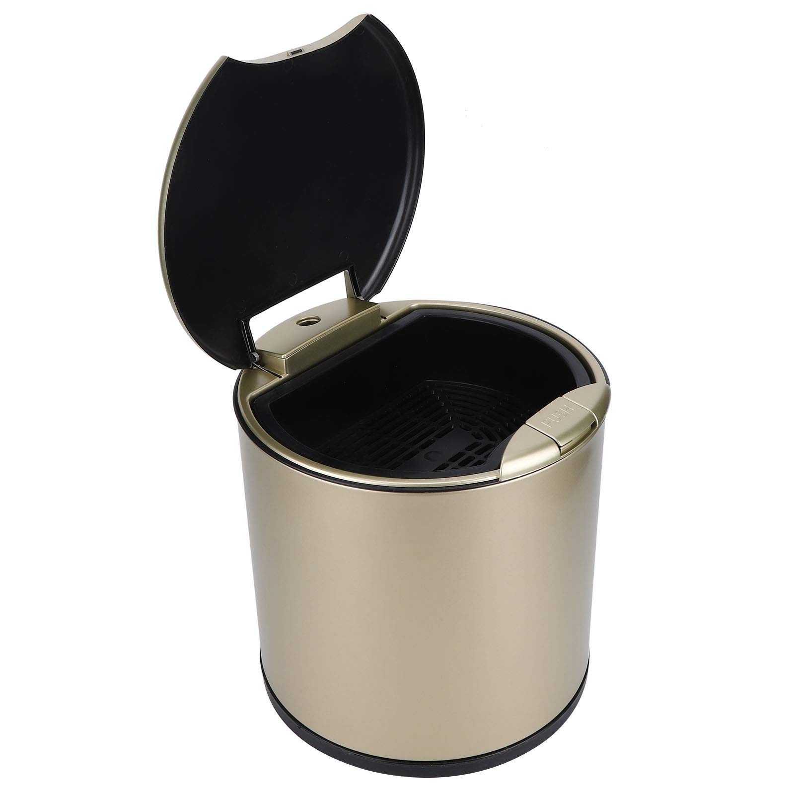 7L Smart Induction Tea Bucket with Lid - Stainless Steel Tea Residue Filter & Waste Water Container for Kitchen, Office, and Tea Ceremony Use