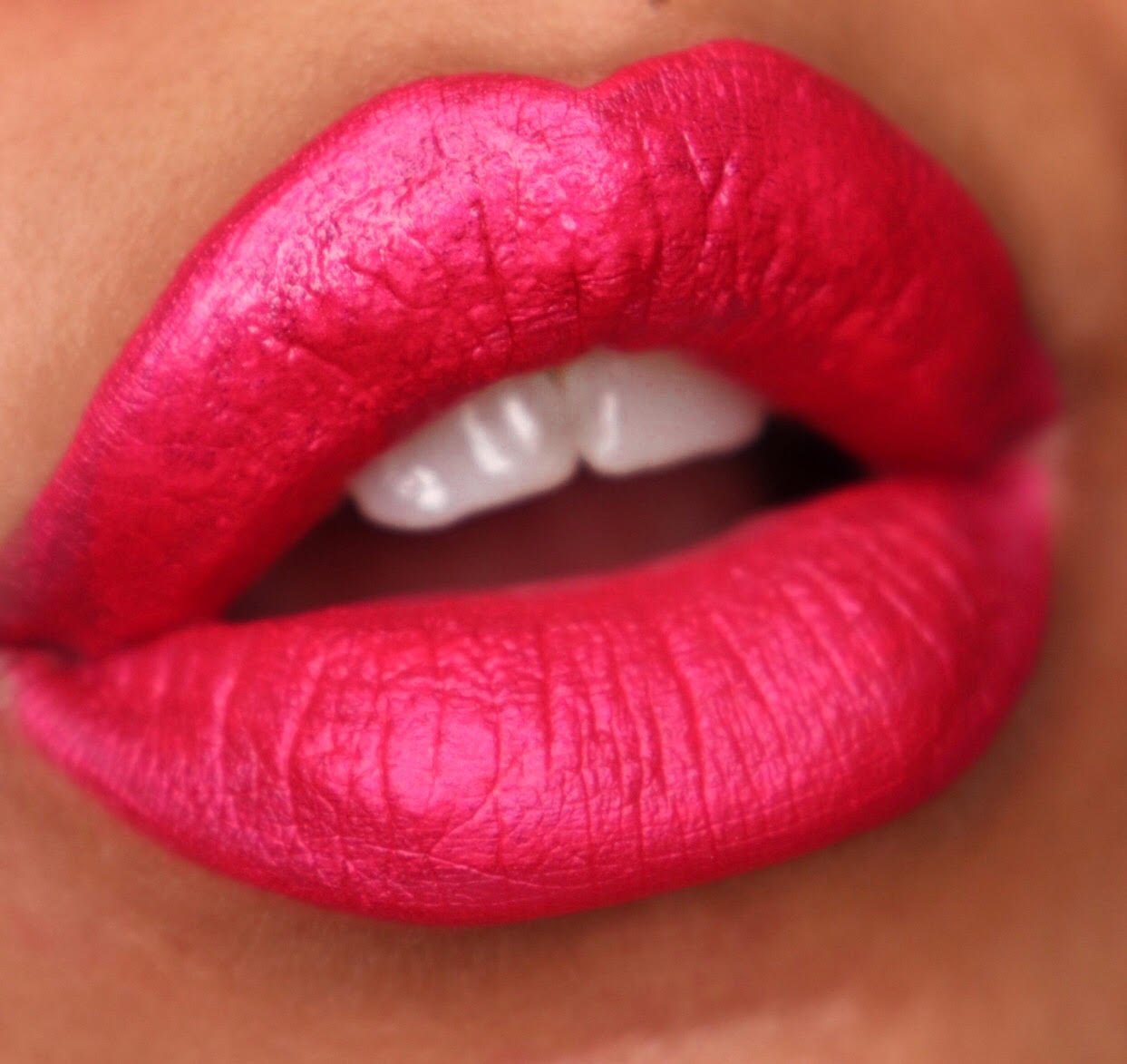 Hot Pink Magic Metallic Lipstick - Long Lasting Shimmer Lip Color for Women, Vegan & Cruelty-Free - Perfect for Parties, Date Nights & Special Occasions