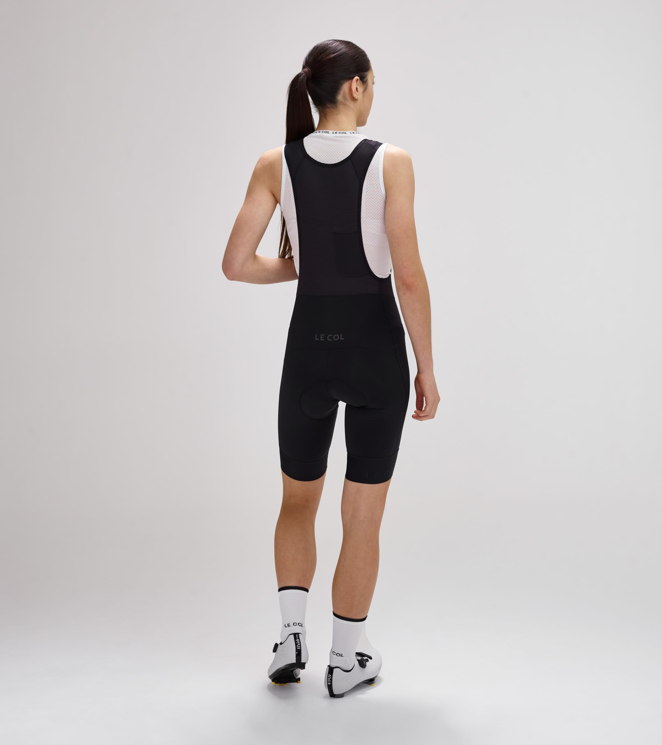Women's Pro Bib Cycling Shorts II - Padded Chamois, Lightweight & Breathable Bike Pants for Road & Mountain Biking | US Size Small, Alpha Fit, Black/Black | Perfect for Long Distance Rides & Training Sessions
