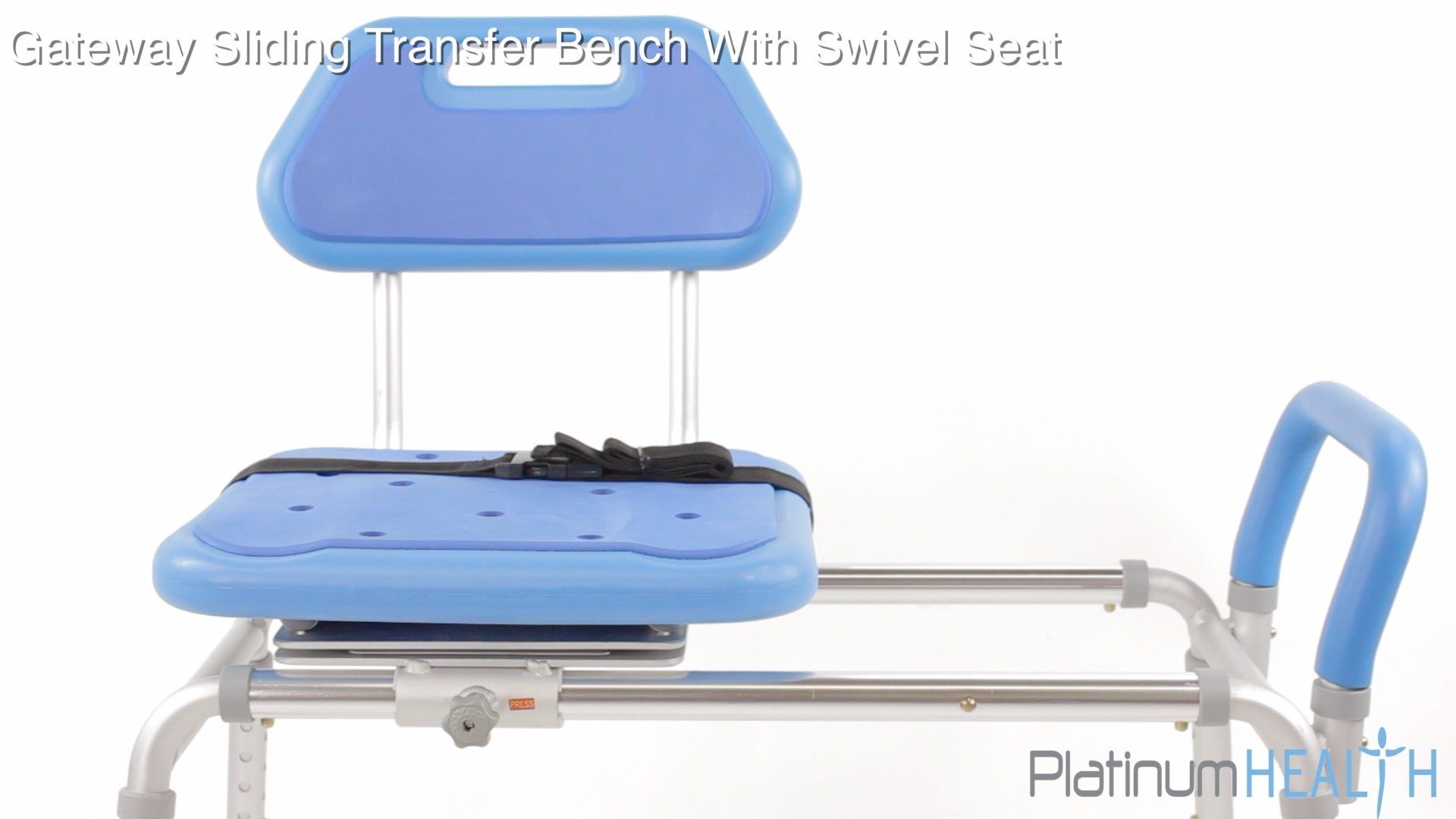 Premium Sliding Bath Transfer Bench with Swivel Seat & Padded Cushion - Adjustable Shower Chair for Elderly & Disabled - Safe Bathroom Mobility Aid for Seniors, Post-Surgery Recovery & Home Care Use