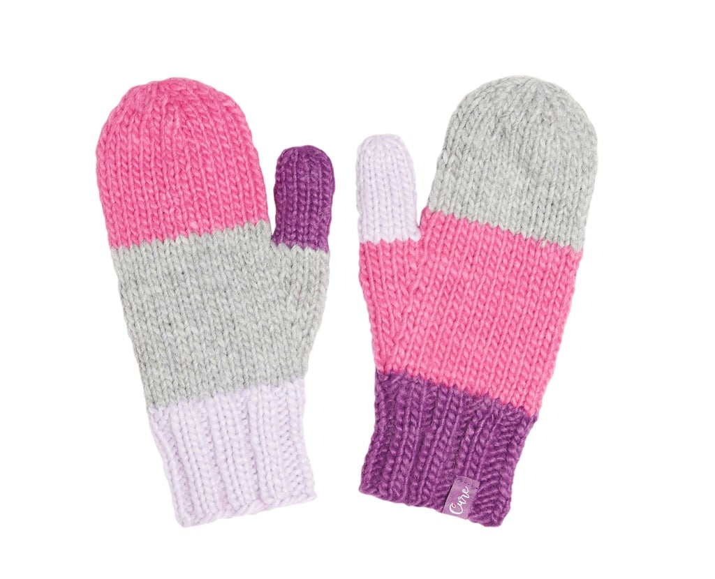 CURE Mittens for Women - Soft & Warm Winter Gloves (Pink) - Perfect for Cold Weather, Outdoor Activities & Fashion Accessory