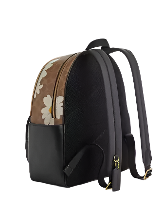 Coach Signature Canvas Floral Print Court Backpack - Stylish & Durable Women's Backpack for Work, School & Travel