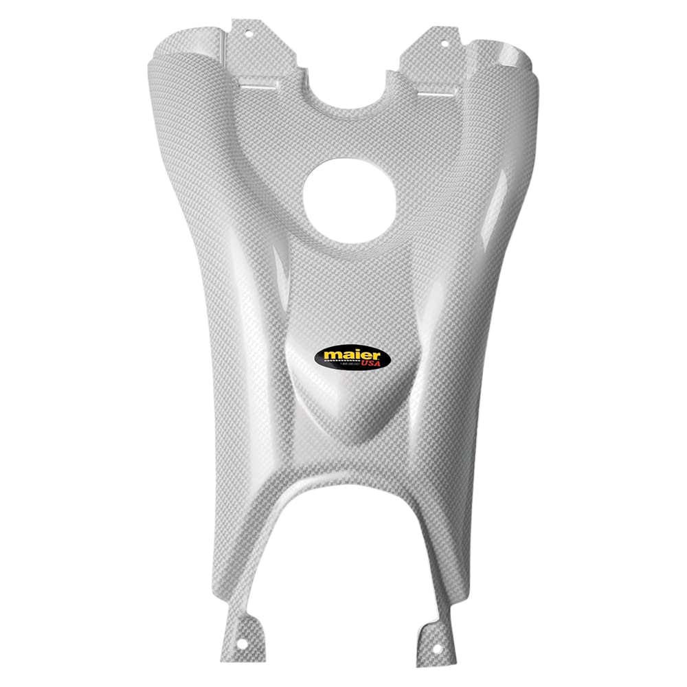 Maier White Polyethylene Gas Tank Cover for Yamaha Raptor 700R (2006-2009) | Durable ATV Accessory for Off-Road Riding & Trail Protection