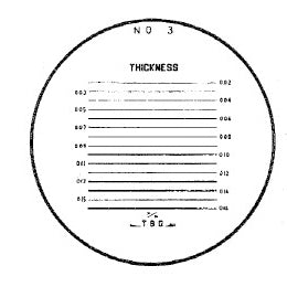 10x Reticle #3 Magnifier - Precision Optical Comparator for Jewelry, Electronics & PCB Inspection | Ideal for Watchmakers, Engineers & Hobbyists