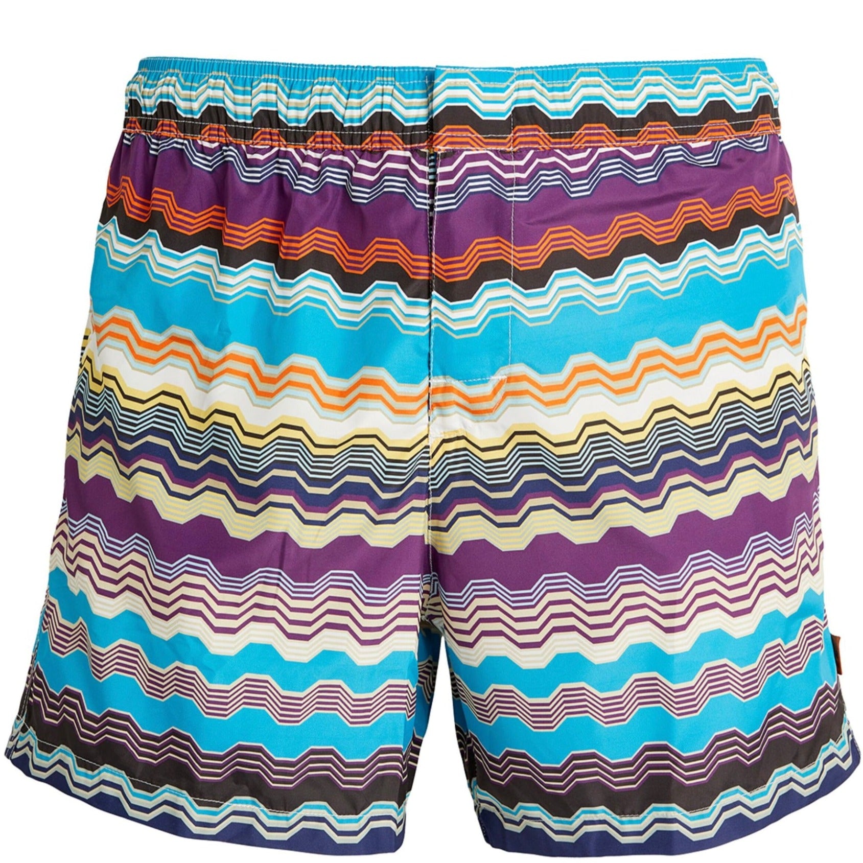 Missoni Logo Print Swim Shorts for Men - Quick-Dry, Comfortable Beach & Pool Swimwear for Summer Vacations