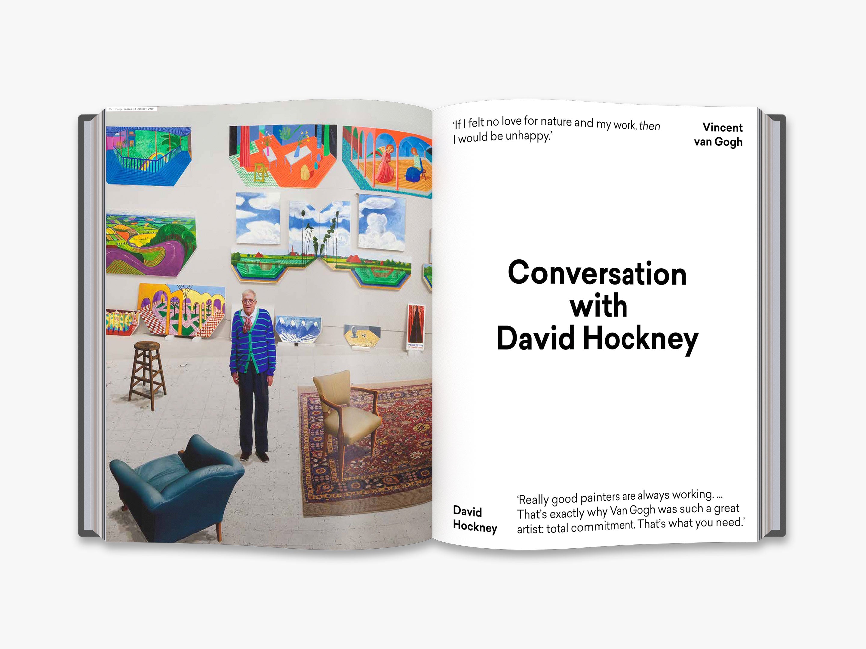 Hockney – Van Gogh: The Joy of Nature Art Book | Famous Landscape Paintings Collection | Perfect for Art Lovers, Home Decor & Gift Ideas