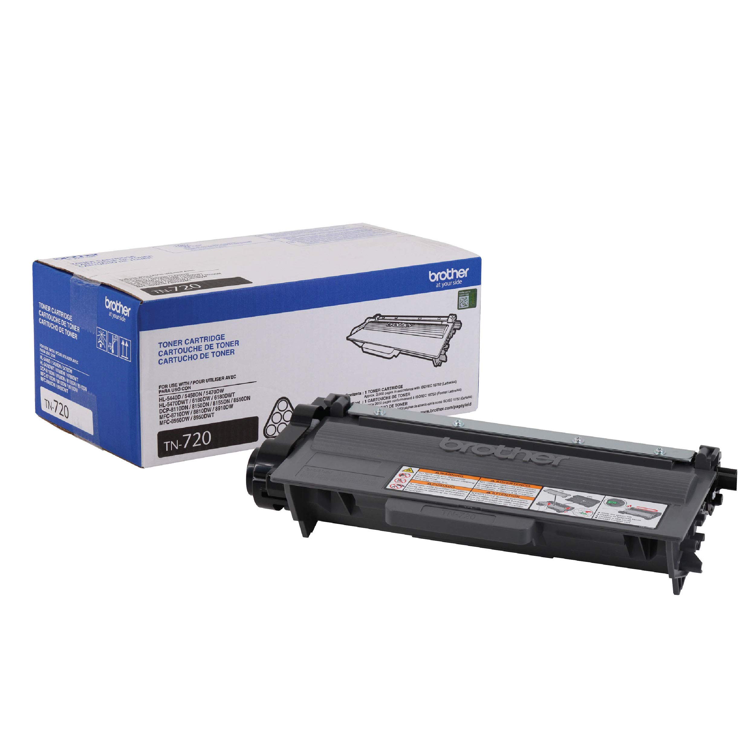 Brother TN720 Toner Cartridge - High Yield Replacement for Brother Printers - Perfect for Home Office & Small Business Printing Needs