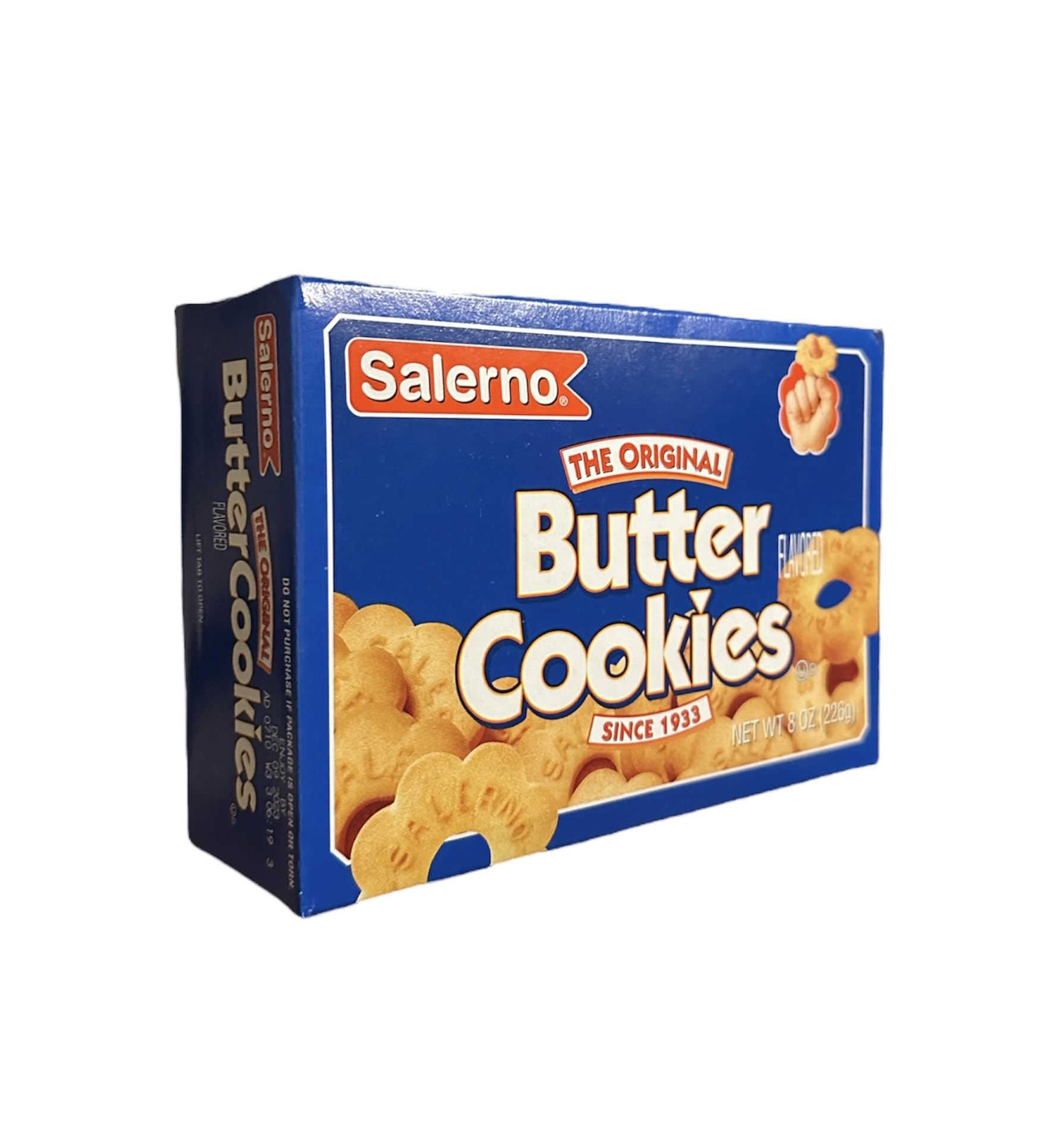Salernos Butter Cookies - 8 Oz Box | Delicious Homemade Cookies for Snacking, Gifts & Parties | Perfect for Office Treats, Holiday Gifts & Family Gatherings