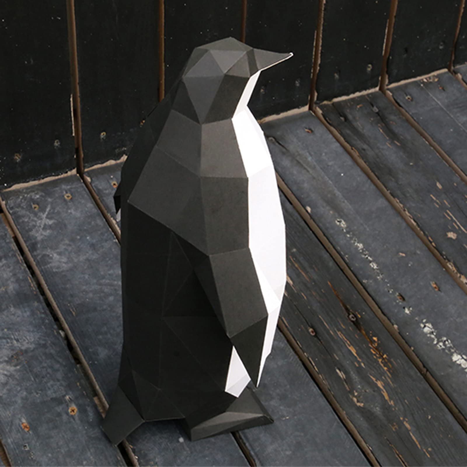 3D Penguin Paper Trophy DIY - Creative Origami Puzzle for Party Decor