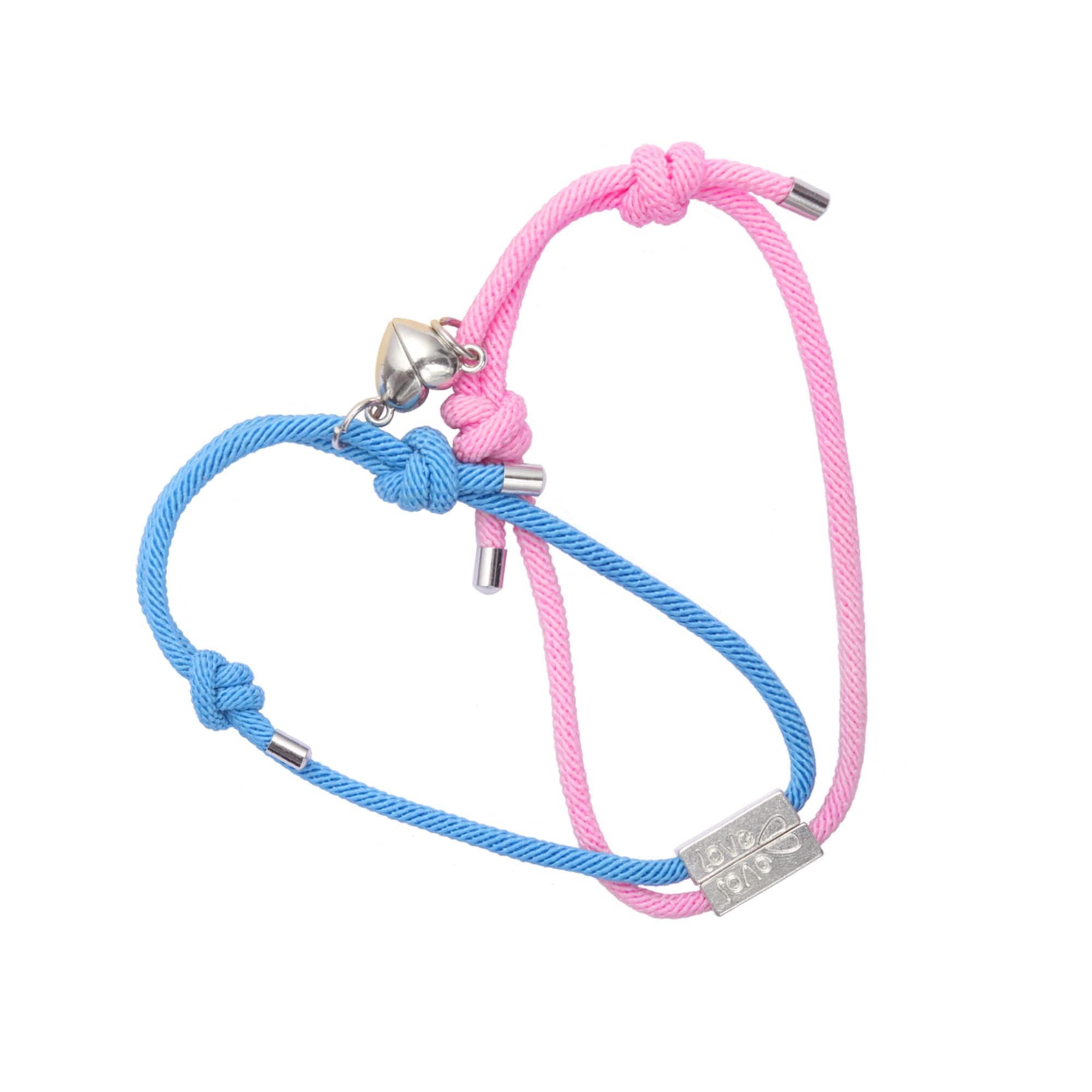 Magnetic Couples Bracelets Set - Matching Love Bracelets for Boyfriend & Girlfriend, Best Friends Gifts (His & Hers) - Perfect for Anniversaries, Valentine's Day & Long Distance Relationships