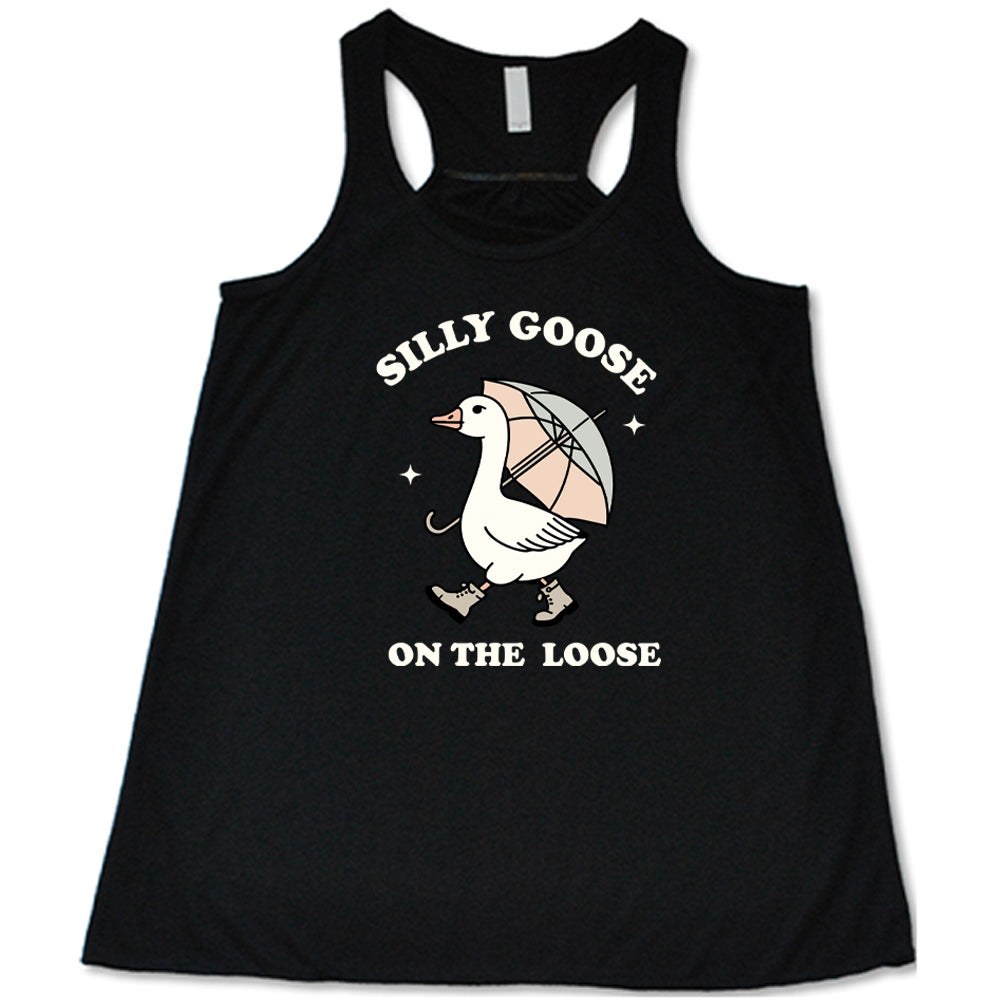 Funny Silly Goose On The Loose Graphic T-Shirt for Men & Women - Comfortable Cotton Tee for Casual Wear, Parties & Gag Gifts