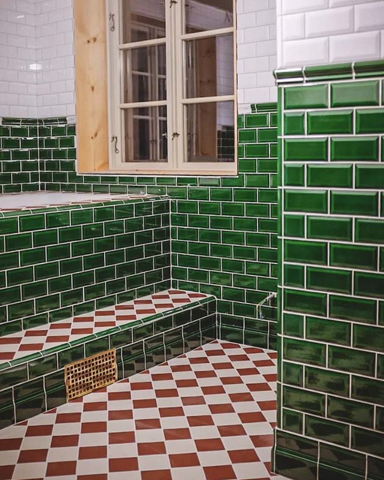 Winckelmans Granitklinker 10x10 cm Havana/White Brick Tiles - Premium Ceramic Wall & Floor Tiles for Kitchen Backsplash, Bathroom, and Outdoor Patio