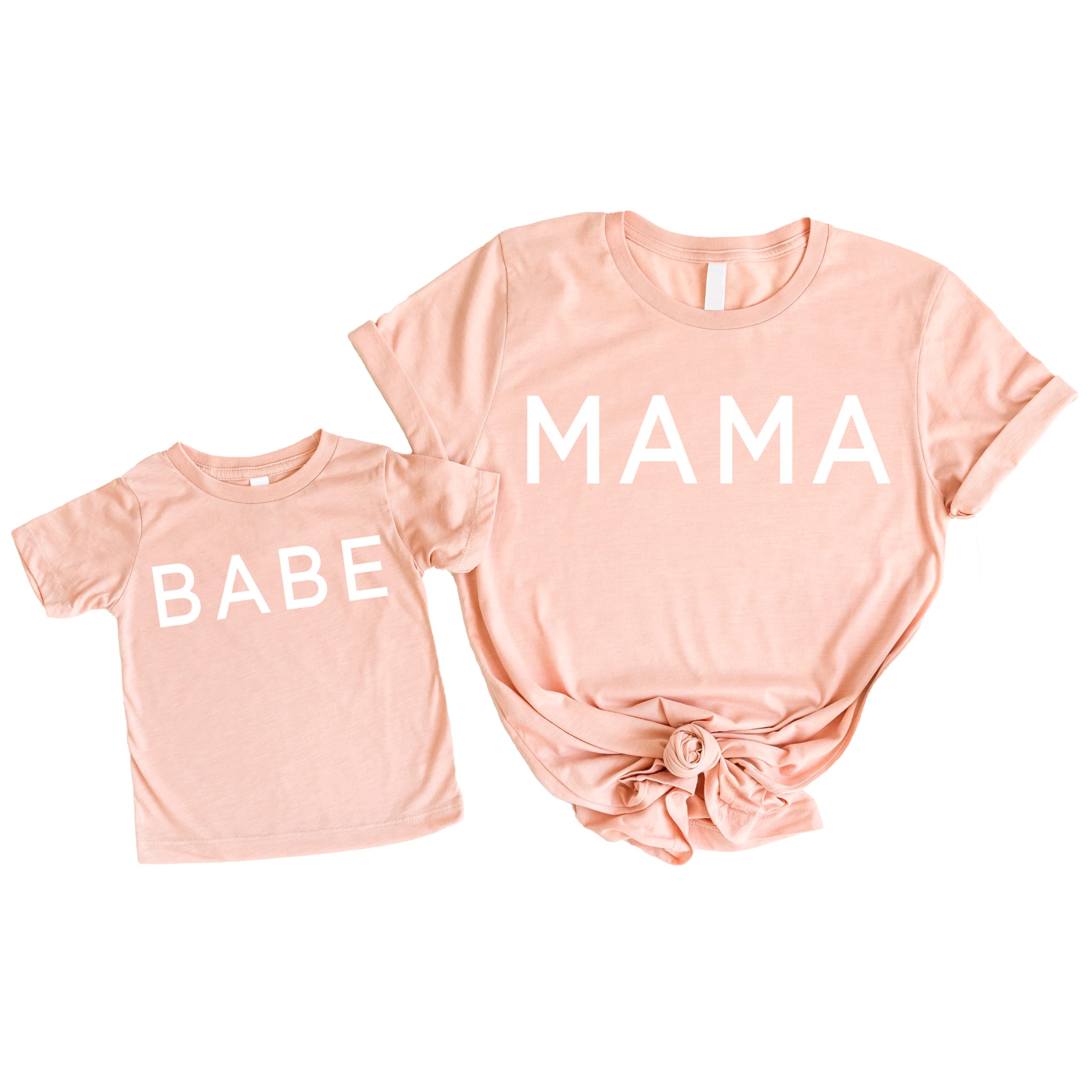 Mommy & Me Matching T-Shirts - Modern Simple Outfits for Moms and Kids | Family Matching Outfits for Photos, Holidays & Special Occasions