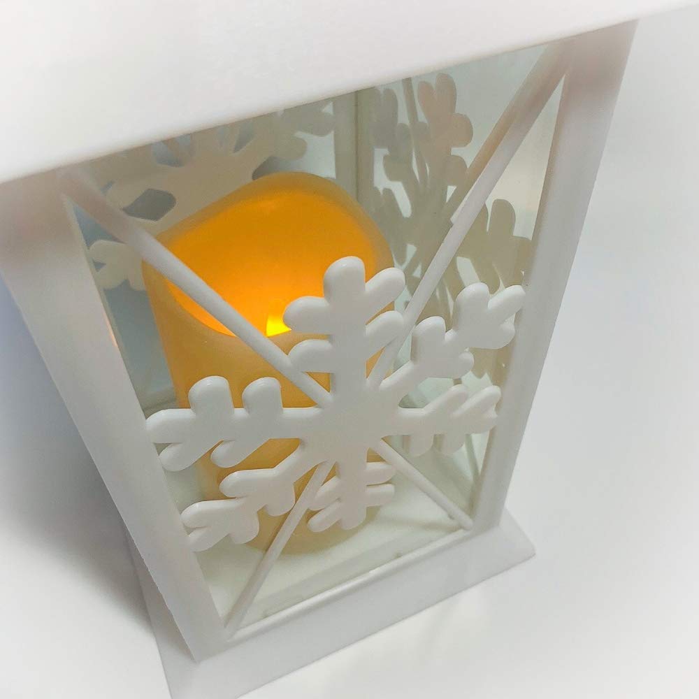 Snowflake LED Lanterns Set of 2 - 13
