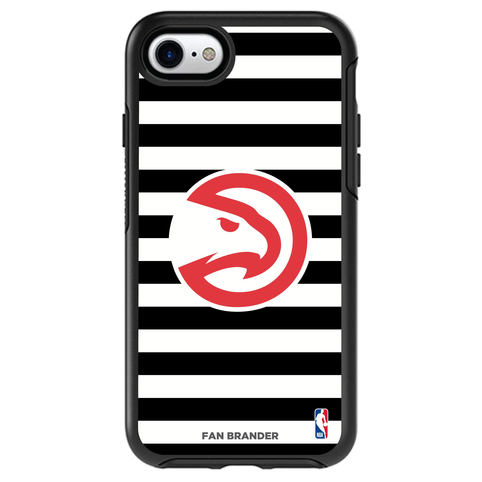 NBA OtterBox Symmetry Phone Case Compatible with Apple iPhone - Stylish Stripes Design for Basketball Fans & Sports Enthusiasts - Perfect for Game Day & Everyday Protection