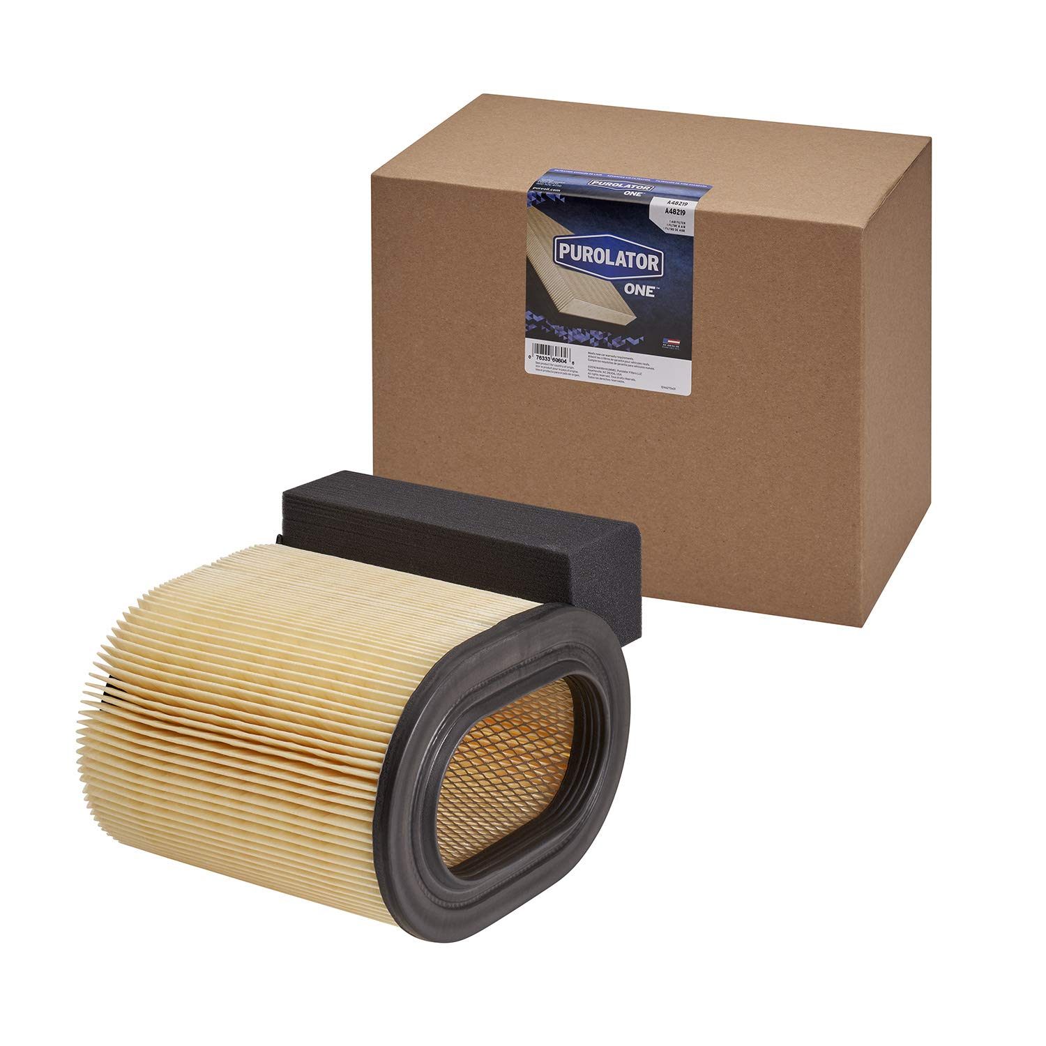 PurolatorONE Advanced Engine Air Filter A48219 - High Performance Air Filter for Cars, Trucks & SUVs - Perfect for Improved Engine Efficiency & Cleaner Emissions