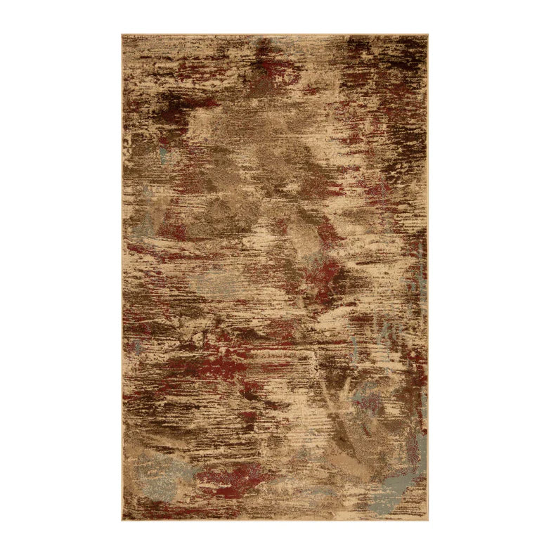 Kahuna Abstract Striped Indoor Area Rug - Soft Modern Bohemian Carpet for Living Room, Bedroom, Nursery - Non-Slip Comfortable Floor Mat for Home Decor