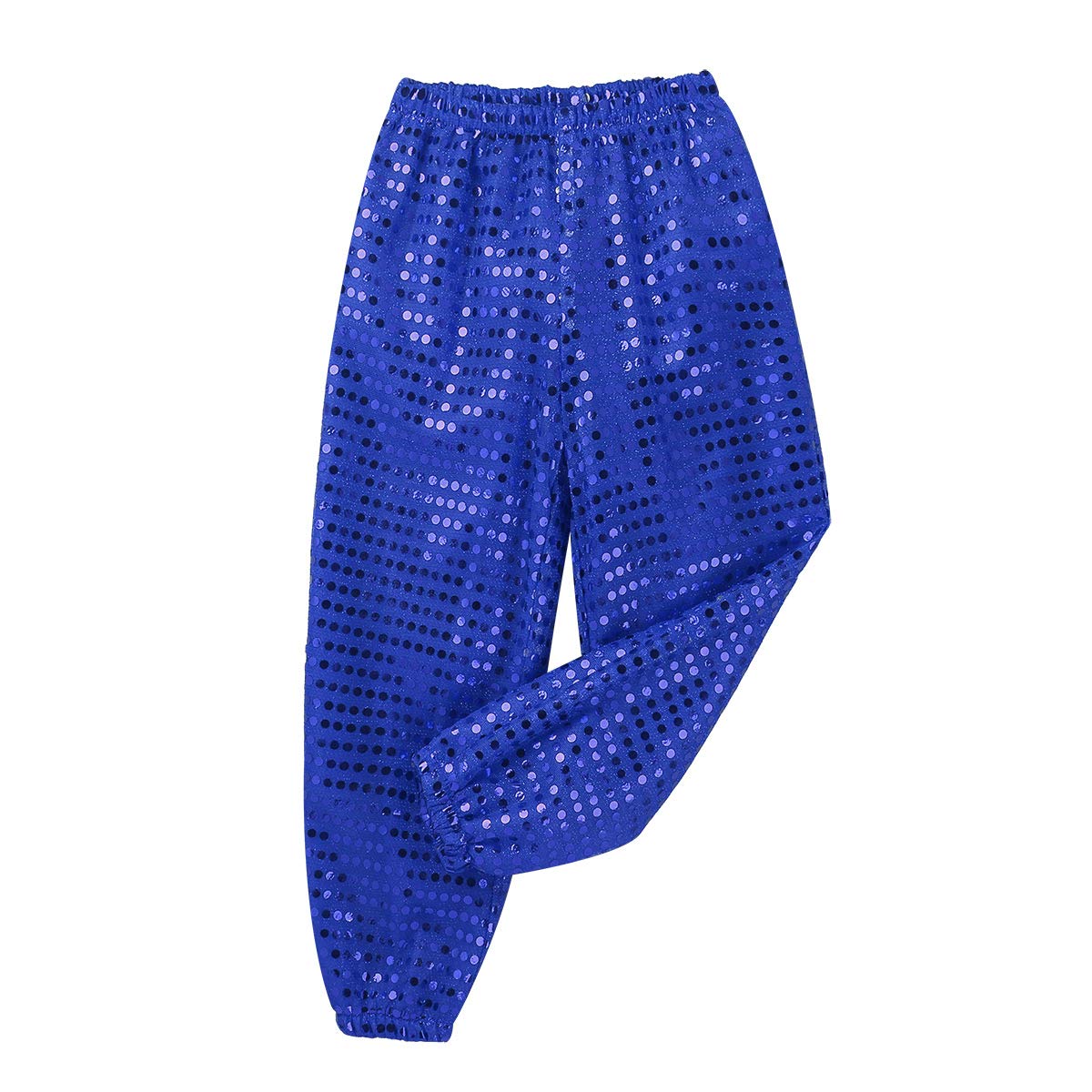 YEAHDOR Kids Glitter Sequins Hip Hop Jazz Dance Pants - Boys & Girls Street Dance Costume for Solo/Group Competition - Perfect for Performances, Recitals & Dance Classes
