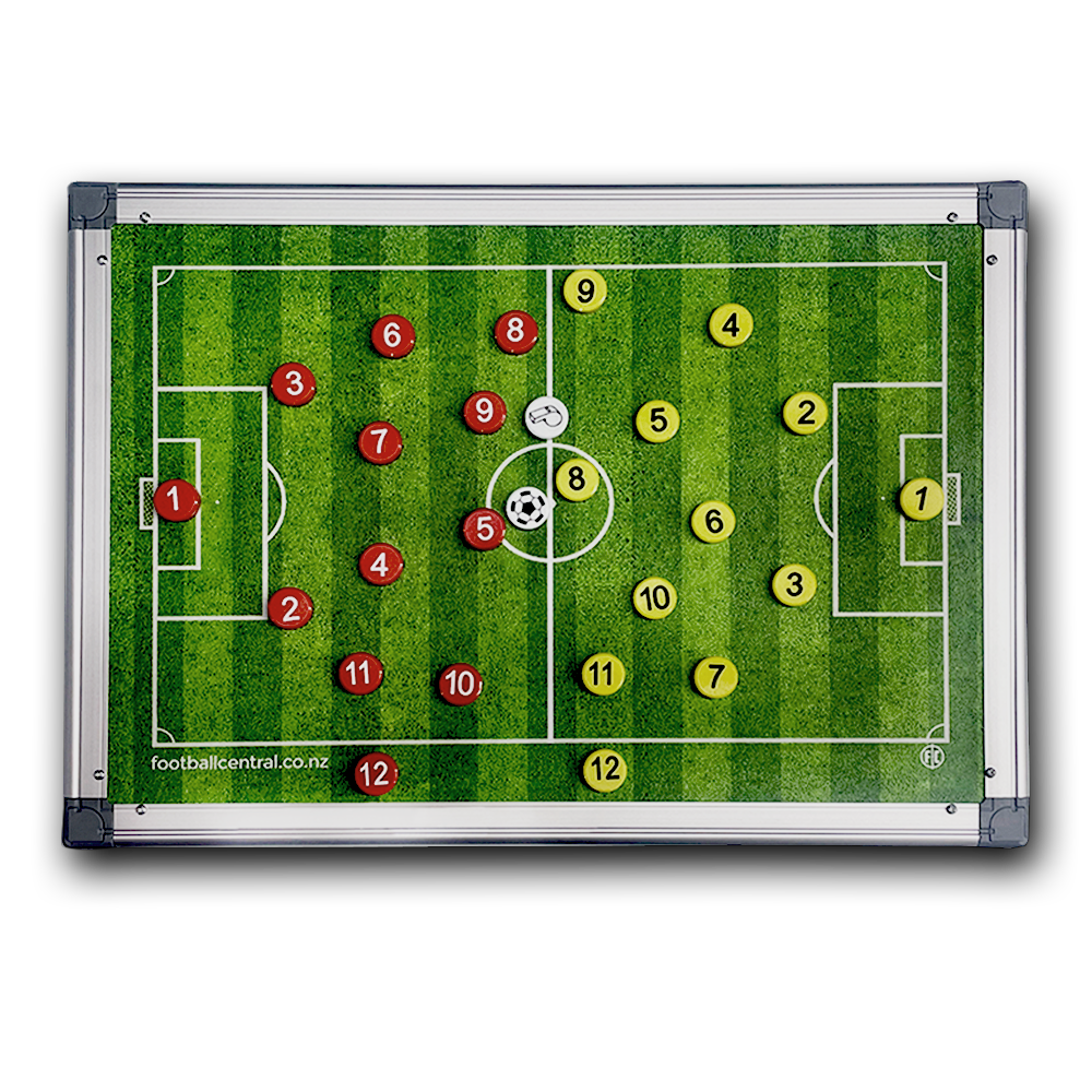 FC Tactic Board 45cm x 30cm - Magnetic Soccer Coaching Whiteboard with Dry Erase Surface - Perfect for Football Training, Team Strategy Sessions & Coaching Drills