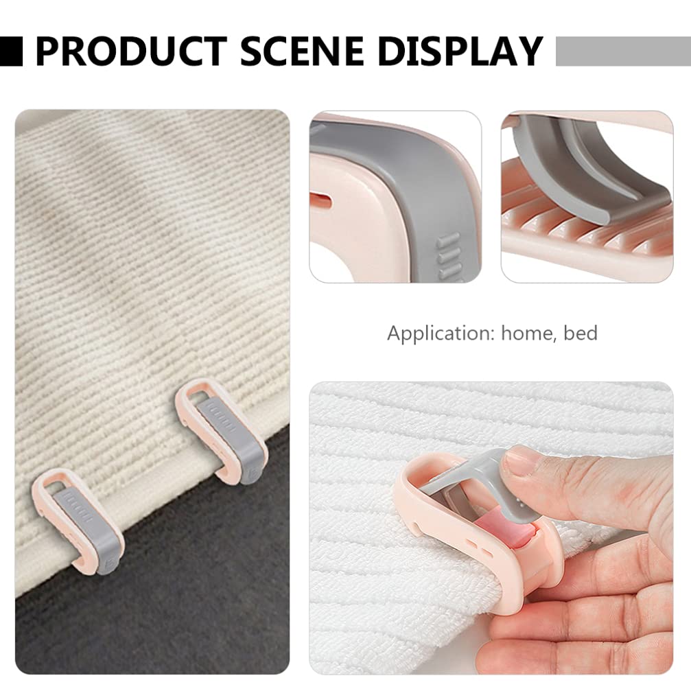 DOITOOL 8-Piece Adjustable Duvet Cover Clips - Strong Quilt Sheet Fasteners for Comforter, Blanket & Bedding - Secure & Organize Your Bed with Ease - Perfect for Home, Hotel & Travel Use