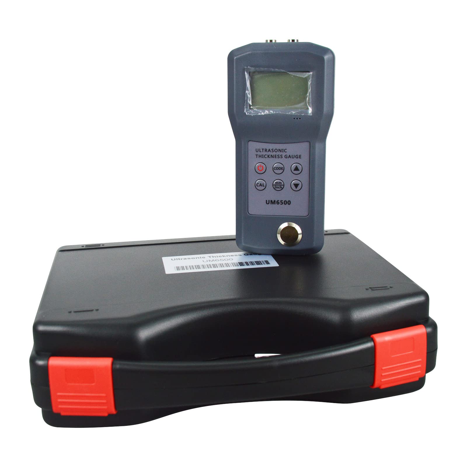 TECHTONGDA UM6500 Digital Ultrasonic Thickness Gauge - Portable Non-Destructive Testing Meter for Metal, Plastic & Glass | Ideal for Industrial Maintenance, Quality Control & Material Inspection