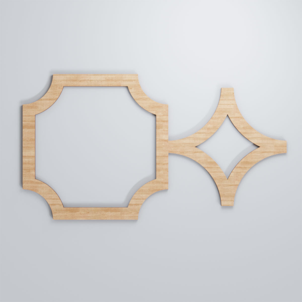Anderson Decorative Fretwork Wall Panels - Laser Cut Wooden Room Dividers & Decorative Screens for Home, Office, and Wedding Decor