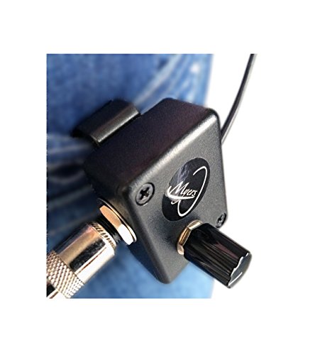 Professional Myers Pickups Feather Full Violin Pickup with Flexible Micro-Gooseneck - Perfect for Live Performances, Recording Studios & Acoustic Violin Amplification