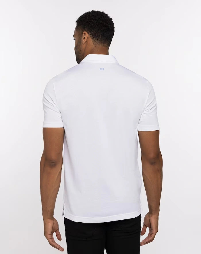 TravisMathew Gulf Side Polo Shirt for Men - Comfortable Short Sleeve Golf & Casual Wear - Perfect for Golfing, Office, and Outdoor Activities