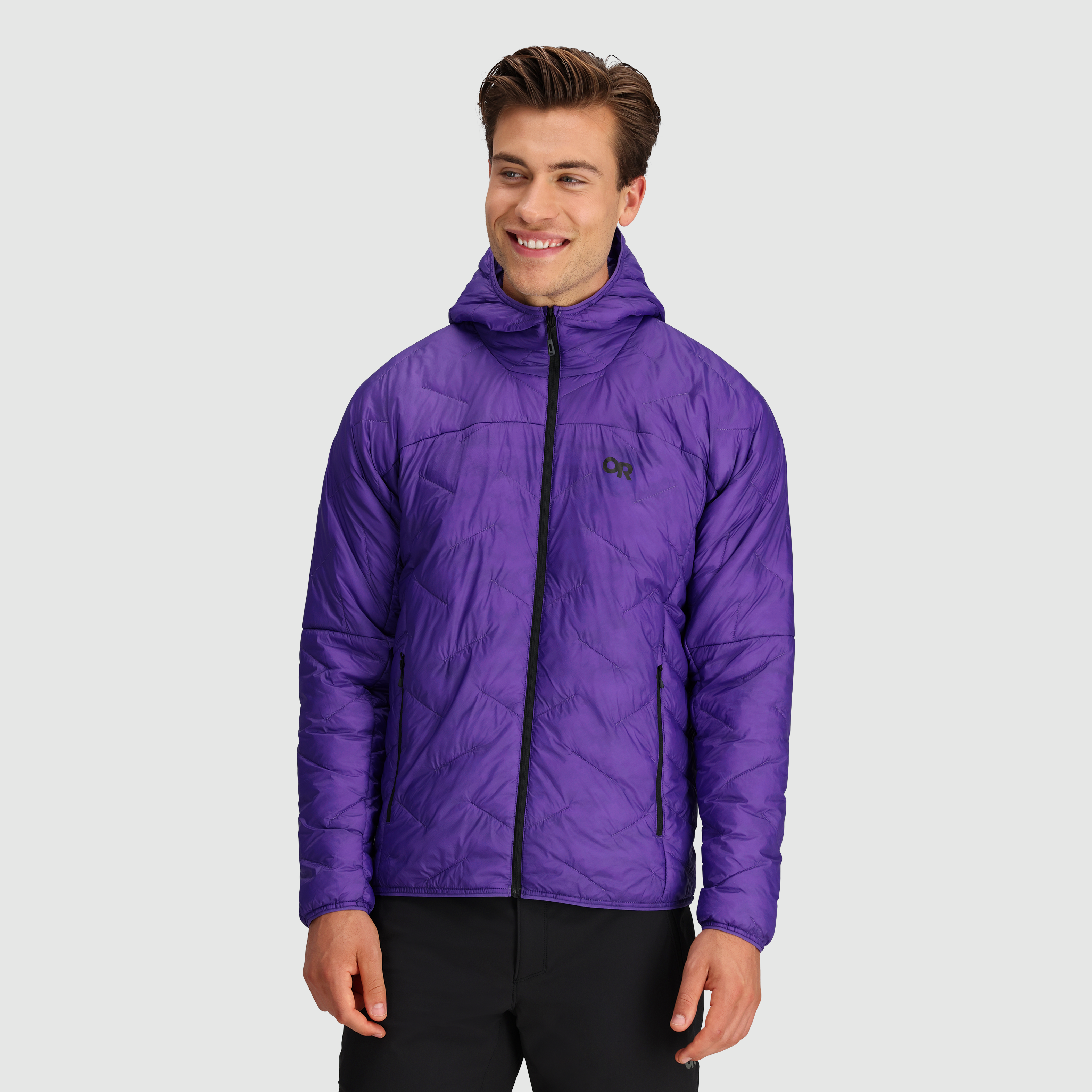 Men's SuperStrand LT Hoodie - Lightweight Water-Resistant Outdoor Jacket for Hiking, Camping & Everyday Wear