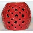 Hand Glazed Ceramic Firepot - Elegant Decorative Bowl for Home & Garden, Perfect for Candles, Plants, or Centerpieces
