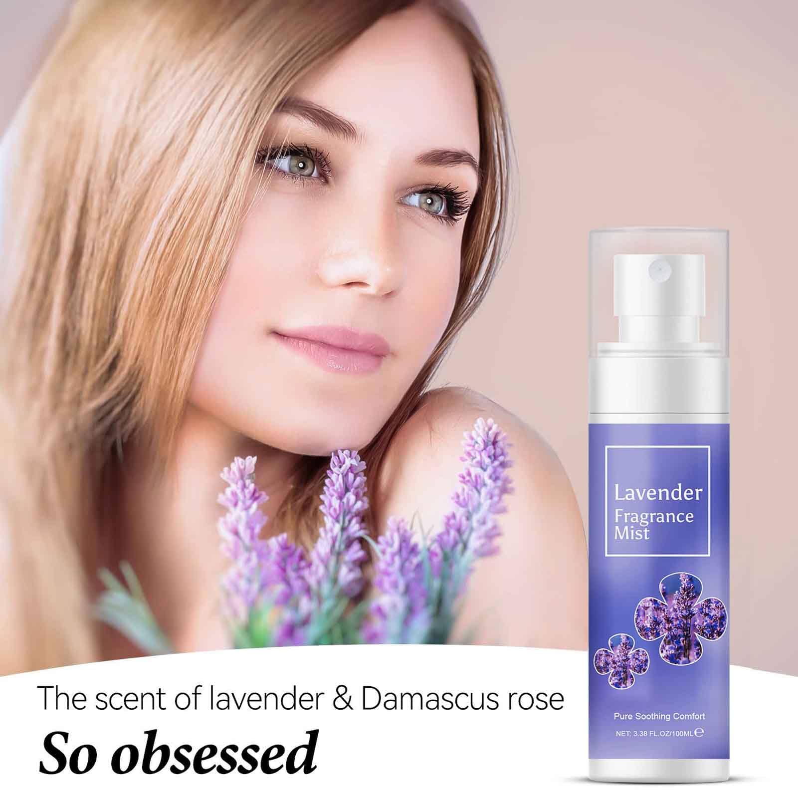 Women's Pheromone Perfume Spray - Long Lasting Fragrance for Hair & Body, Mood Boosting Lavender Scent - Perfect for Date Nights, Office & Special Occasions