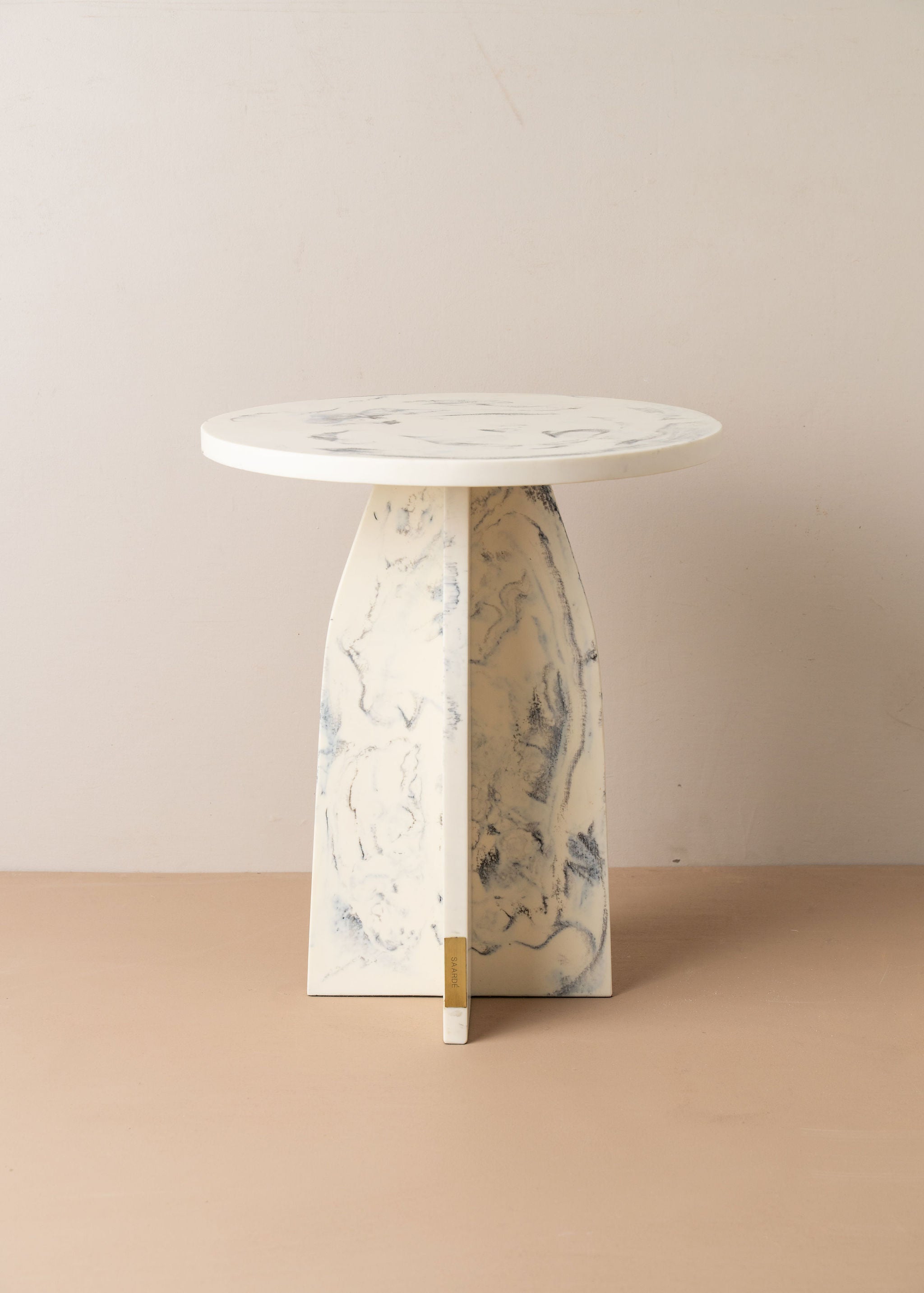 Modern Flow Side Table - Minimalist Wooden Nightstand with Storage Shelf | Perfect for Bedroom, Living Room, or Office Decor