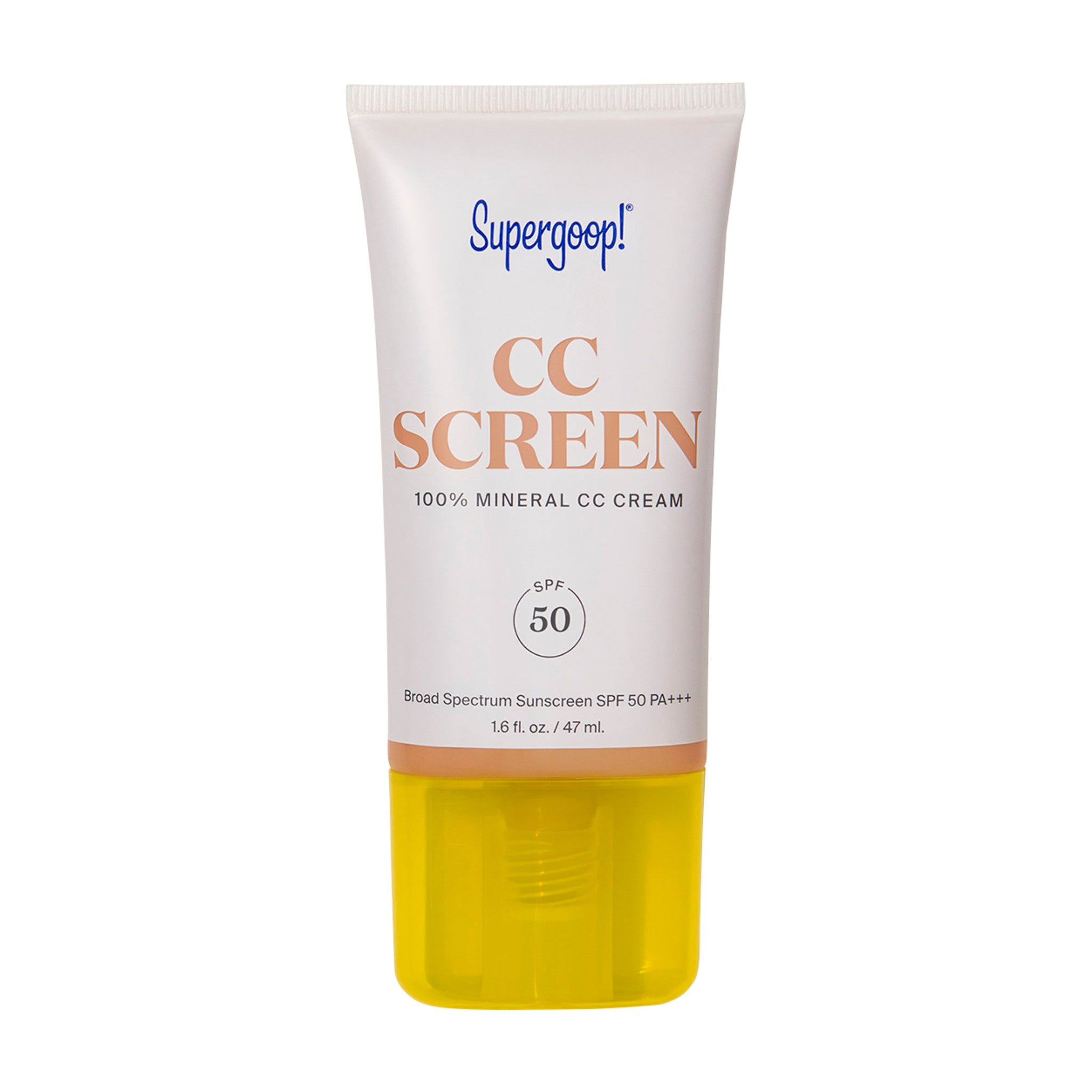 100% Mineral CC Cream with SPF 50 - Natural Sunscreen & Lightweight Foundation for Daily Coverage - Perfect for Sensitive Skin & Everyday Wear
