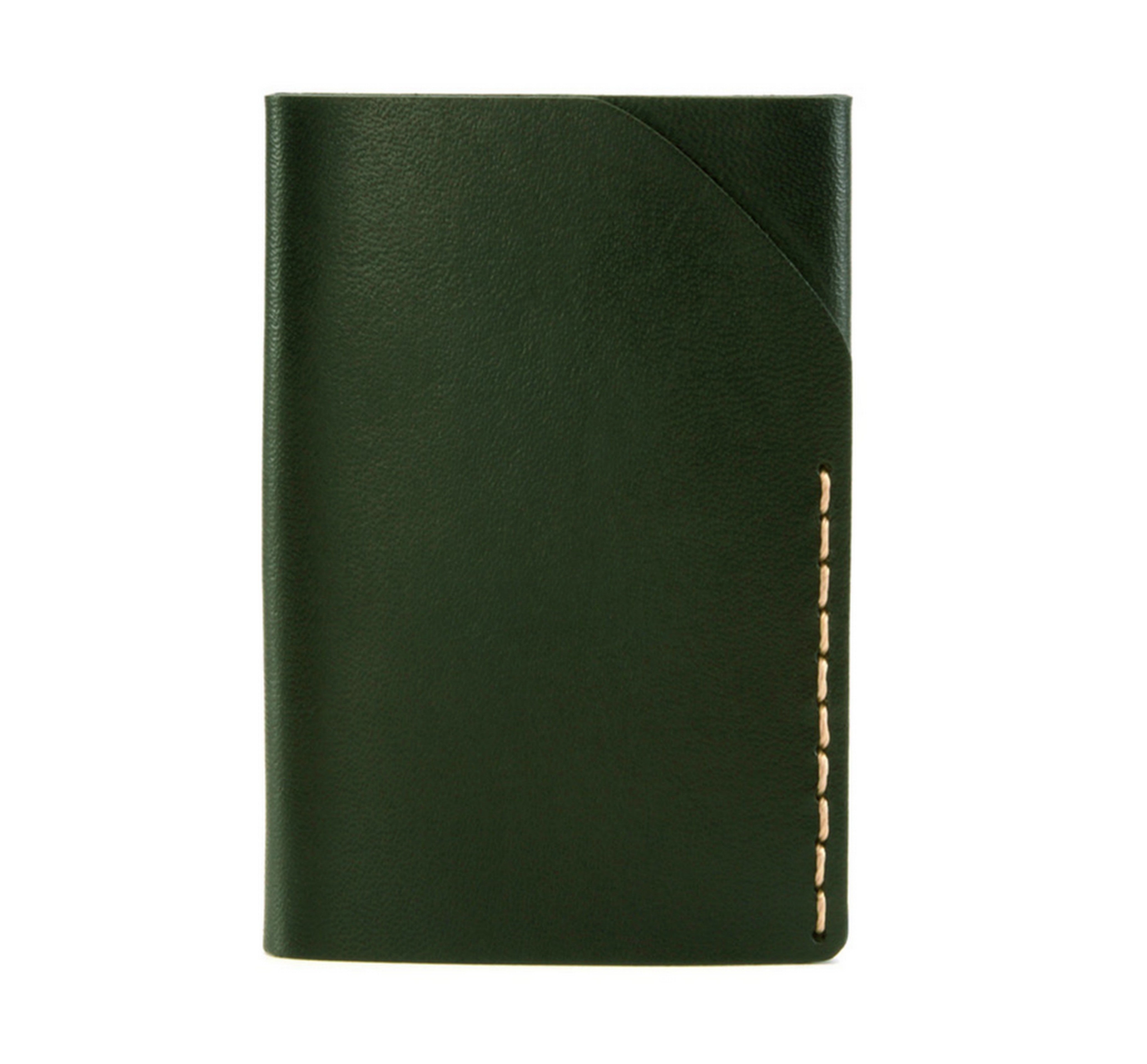 Ezra Arthur No. 2 Genuine Leather Wallet for Men - Slim RFID Blocking Bifold Wallet in Green | Perfect for Everyday Carry, Travel & Business