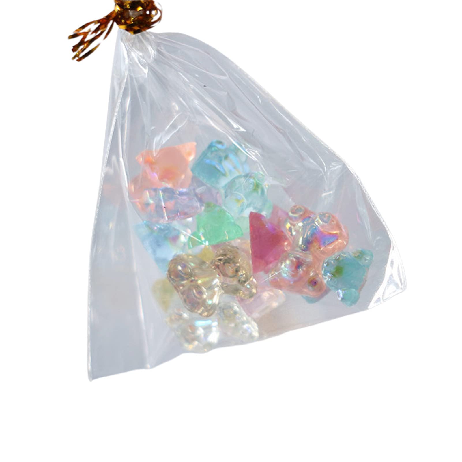 DIY Miniature Resin Candy Bear Dollhouse Accessories - 12Pcs Smooth Surface Simulation Candy for Micro Landscape, Candy Model & Miniature Scenes - Perfect for Dollhouse Decor, DIY Crafts, and Tiny Themed Displays