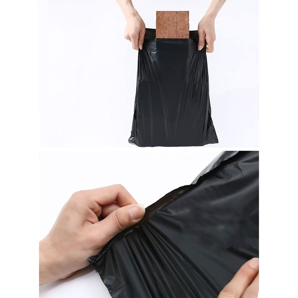 100 Pack Black PE Plastic Courier Bags - 45x60cm Self-Adhesive Mailing Envelopes for Shipping, Storage & Documents | Waterproof & Durable Poly Mailers for Ecommerce, Postal Packages & Office Use